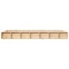 vidaXL Bed Frame without Mattress 90x190 cm Single Single Solid Wood
