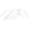 vidaXL Greenhouse with Steel Frame White 16 m&sup2; 4x4x2 m