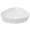 vidaXL Basin Triangle Ceramic White 50.5x41x12 cm
