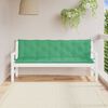 vidaXL Garden Bench Cushions 2pcs Green 180x50x7cm Oxford Fabric