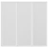 Shower Bath Screen Wall 141 x 132 cm 3 Panels Foldable