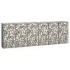 vidaXL Gabion Wall with Covers Galvanised Steel 300x50x100 cm