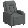 vidaXL Recliner Chair Dark Grey 75 x 95 x 100 cm Fabric