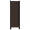 vidaXL 4-Panel Room Divider Brown 200x180 cm