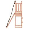 vidaXL Playhouse with Climbing Wall Solid Wood Douglas