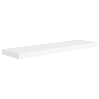 vidaXL Floating Wall Shelves 2 pcs White 90x23.5x3.8 cm MDF