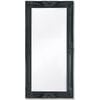 vidaXL Wall Mirror | Black | Wood, Glass, Engineered Wood | 100x50 cm