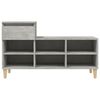 vidaXL Shoe Cabinet Concrete Grey 102x36x60 cm Engineered Wood