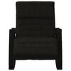 vidaXL Rocking Chair Black Fabric