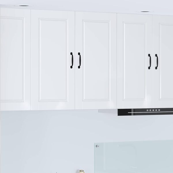 vidaXL Kitchen Cabinet with Shelf High Gloss White 80 x 31 x 80 cm
