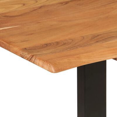 vidaXL Dining Table 140x70x76 cm Solid Acacia Wood