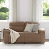 vidaXL 2-Seater Sofa&nbsp;Cappuccino 120 cm Faux Leather