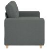 vidaXL Loveseat Sofa Dark Grey 120 cm Fabric