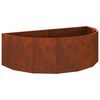vidaXL Planter Rusty 120 x 60 x 35 cm Weathering Steel