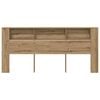 vidaXL Headboard with Headboard 220 x 18.5 x 102.5 cm