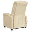 vidaXL Stand up Chair Cream Fabric