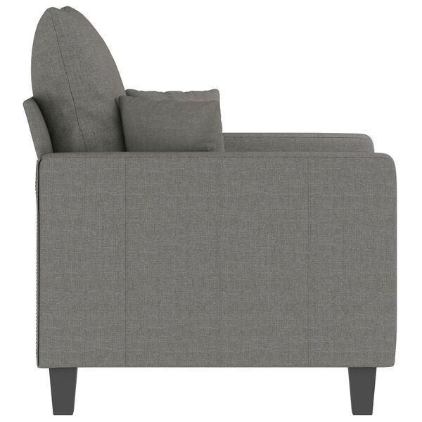 vidaXL Sofa Chair Dark Grey 60 cm Fabric