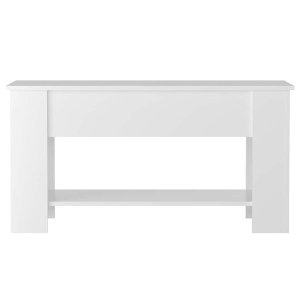 vidaXL Coffee Table High Gloss White 101x49x52 cm Engineered Wood
