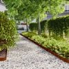 vidaXL Lawn Edging 10 pcs 10 x 103 cm Weathering Steel Rusty