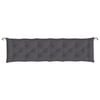 vidaXL Garden Bench Cushions 2pcs Anthracite 200x50x7cm Oxford Fabric