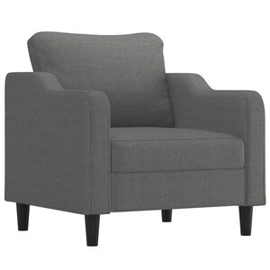 vidaXL Sofa Chair Dark Grey 60 cm Fabric