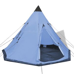 vidaXL 4-person Tent Blue