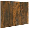 vidaXL Bed Headboard Smoked Oak 120x1.5x80 cm Engineered Wood