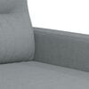 vidaXL 3-Seater Sofa Light Grey 180 cm Fabric