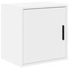 vidaXL Garage Wall Cabinet White Engineered Wood