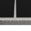 vidaXL Outdoor Dining Table Grey 200x150x74 cm Poly Rattan