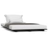 vidaXL Bed Frame without Mattress Black 90x190 cm Solid Wood Pine