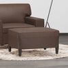 vidaXL Footstool Brown 70x55x41 cm Faux Leather