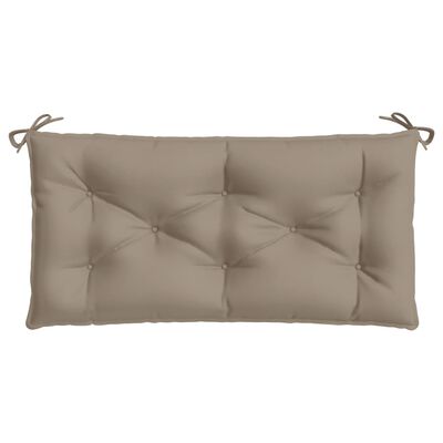 vidaXL Garden Bench Cushion Taupe 100x50x7 cm Oxford Fabric