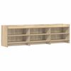 vidaXL TV Cabinet 168 x 33 x 47 cm Sonoma Oak Engineered Wood