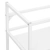 vidaXL Bathroom Washbasin Frame White 40x38x83 cm Iron