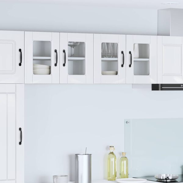 vidaXL Kitchen Cabinet 2 pcs High Gloss White 60 x 31 x 40 cm