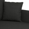 vidaXL Sofa Chair Black 60 cm Fabric