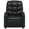 vidaXL Recliner Chair Black Faux Leather