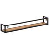 vidaXL Wall Shelves 2 pcs 120 cm Rough Mango Wood