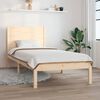 vidaXL Bed Frame without Mattress 90x190 cm Single Solid Wood