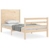 vidaXL Bed Frame without Mattress Single Solid Wood