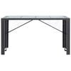 vidaXL 9 Piece Outdoor Bar Set Poly Rattan Black