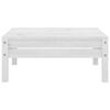 vidaXL 6 Piece Garden Lounge Set White Solid Pinewood