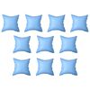 vidaXL Pool Pillow | Set of 10 | Blue | PVC | Large | Durable | Pool Pillow