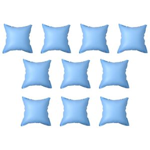vidaXL Pool Pillow | Set of 10 | Blue | PVC | Large | Durable | Pool Pillow