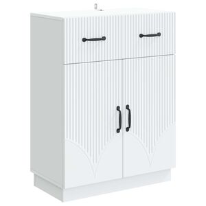 vidaXL Sideboard White 66 x 34.5 x 87 cm Engineered Wood