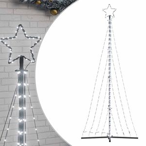 vidaXL LED Christmas Tree 447 LEDs Cold White 240 cm