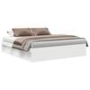 vidaXL Bed Frame without Mattress White 180x200 cm Super King Super King Size