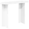 vidaXL Console Table White 100 x 39.5 x 75 cm Engineered Wood