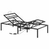 vidaXL Electric Adjustable Bed Frame Black 90 x 190 x 48 cm Steel